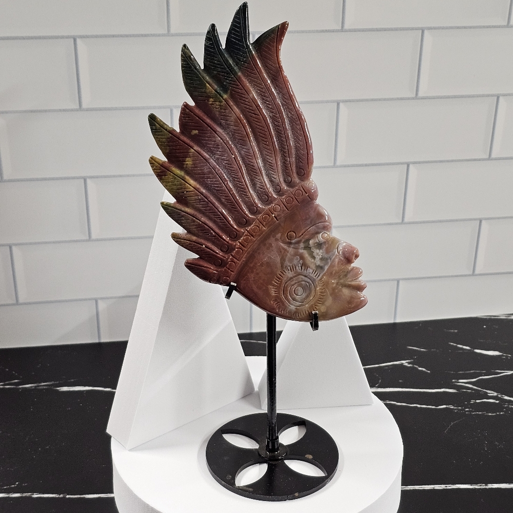 Indian Head Crystal Stone